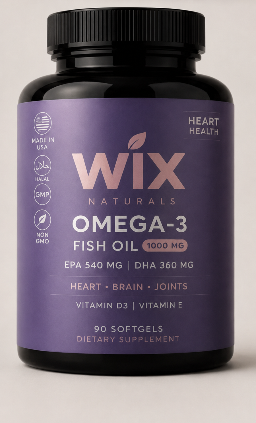 WIX Omega-3 Fish Oil 1000 mg | Heart Health