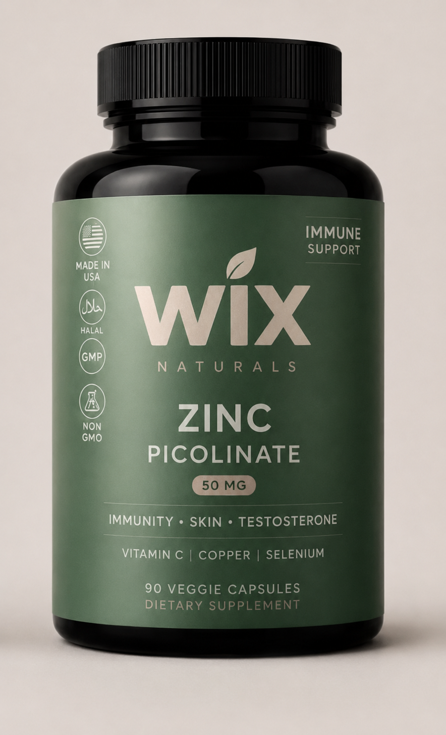 WIX Zinc Picolinate 50 mg | Immune Support